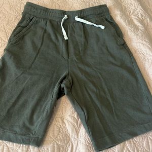 Soft green work/comfy shorts